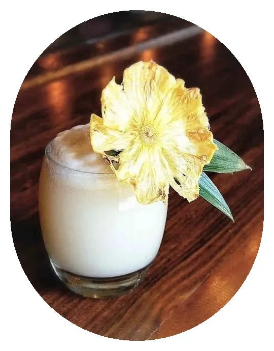 The Coconut Pineapple Mojito - Garnishes and Dreams