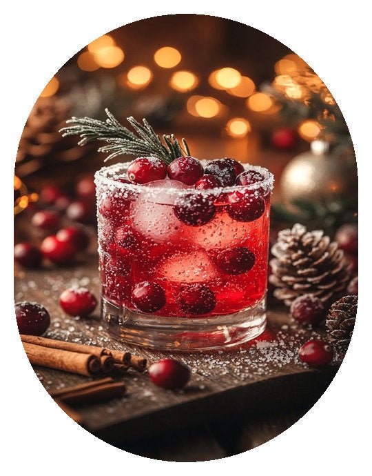 Festive Cranberry Christmas Cocktail - Garnishes and Dreams