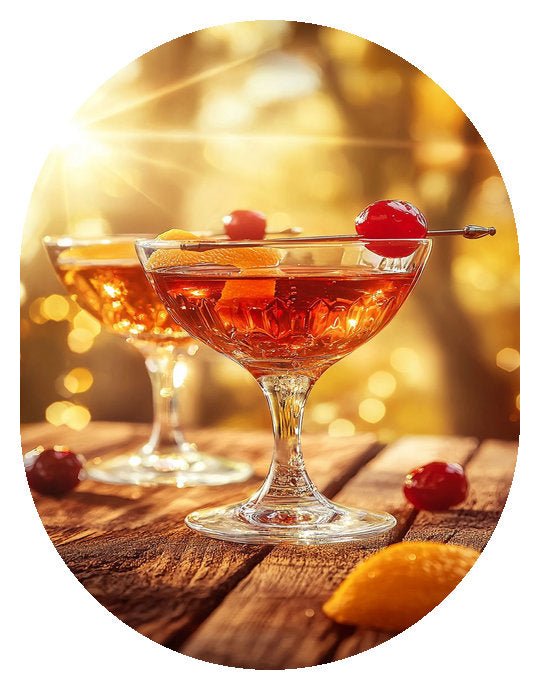 The Manhattan Deluxe - Garnishes and Dreams