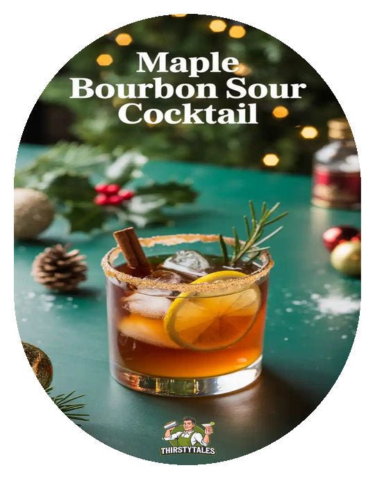 The Maple Bourbon Sour - Garnishes and Dreams