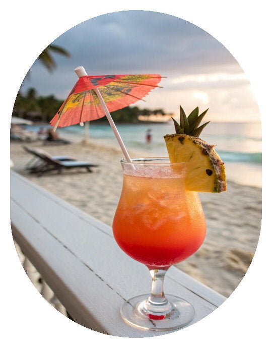 The Multi-Fruit Paradise Punch - Garnishes and Dreams