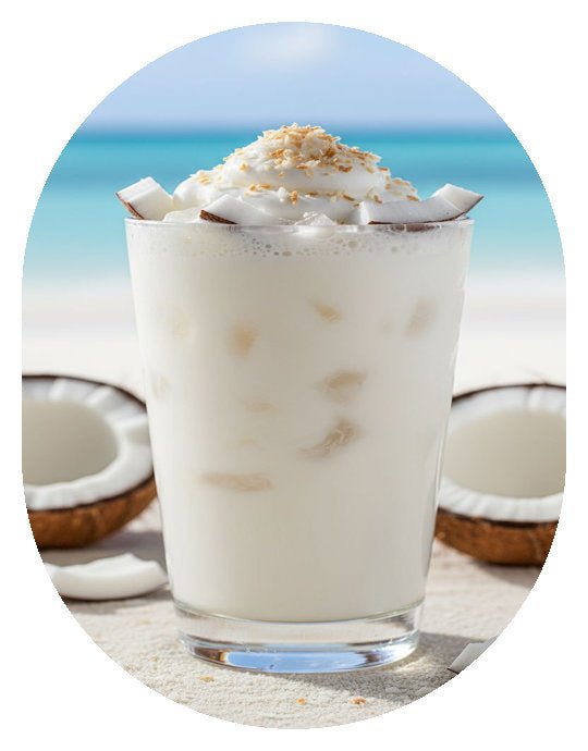 The Passion Coconut Colada - Garnishes and Dreams
