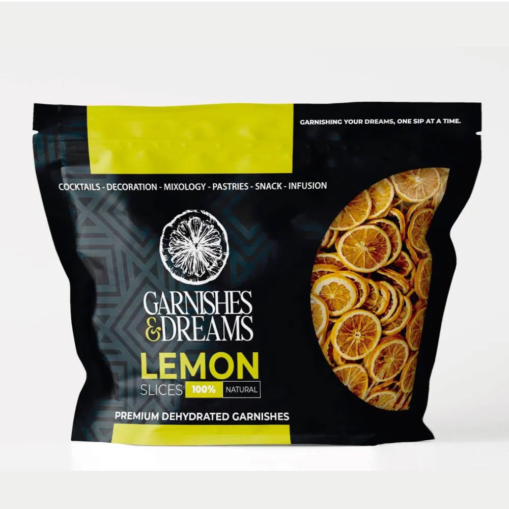 Yellow Lemon Slices - Garnishes and Dreams