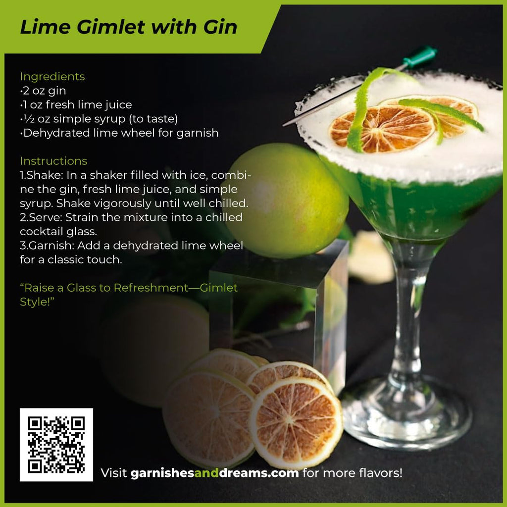Green Lime Slices - Garnishes and Dreams
