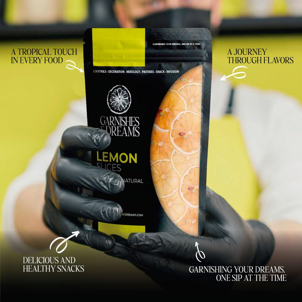 Yellow Lemon Slices - Garnishes and Dreams