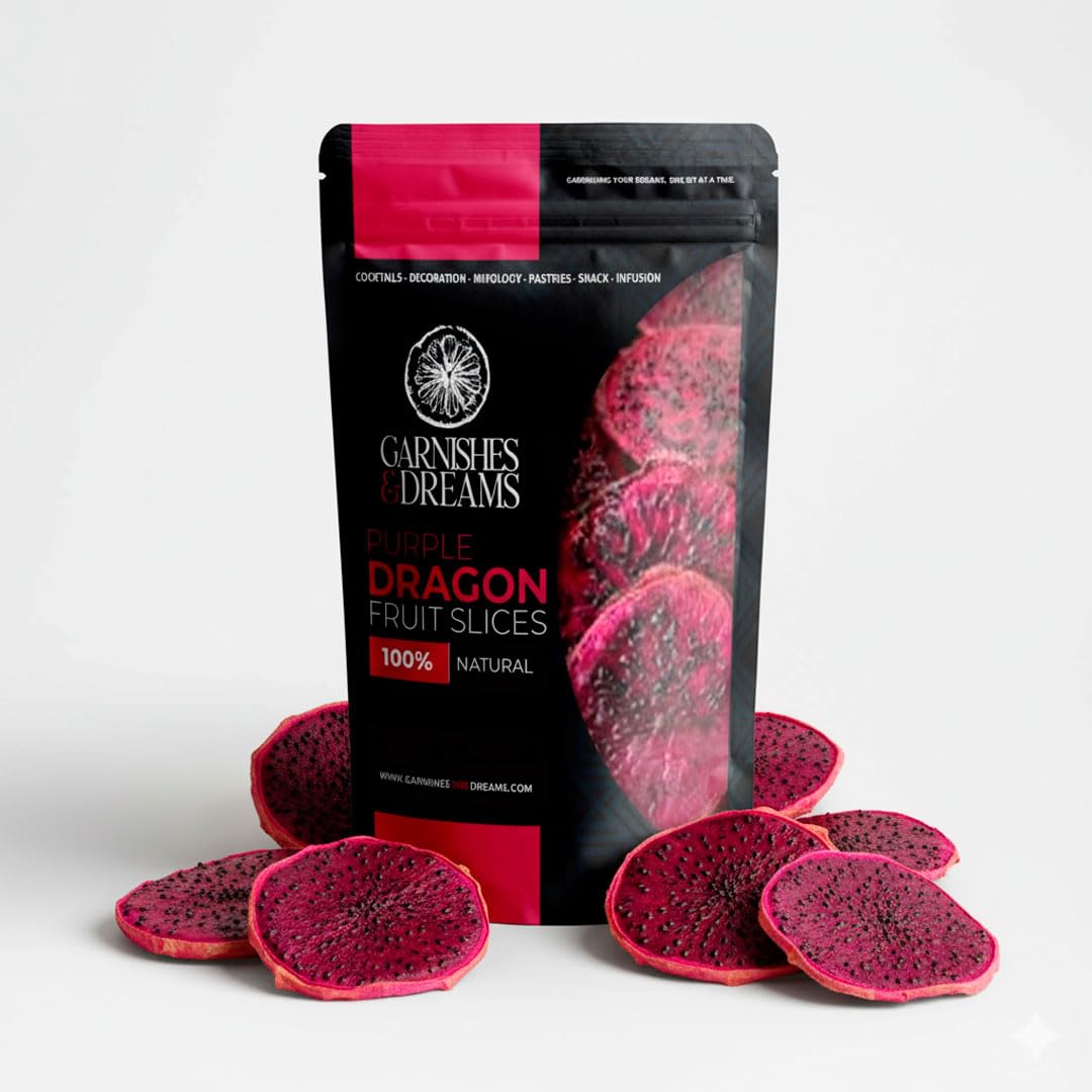 Purple Dragon Fruit - Garnishes and Dreams