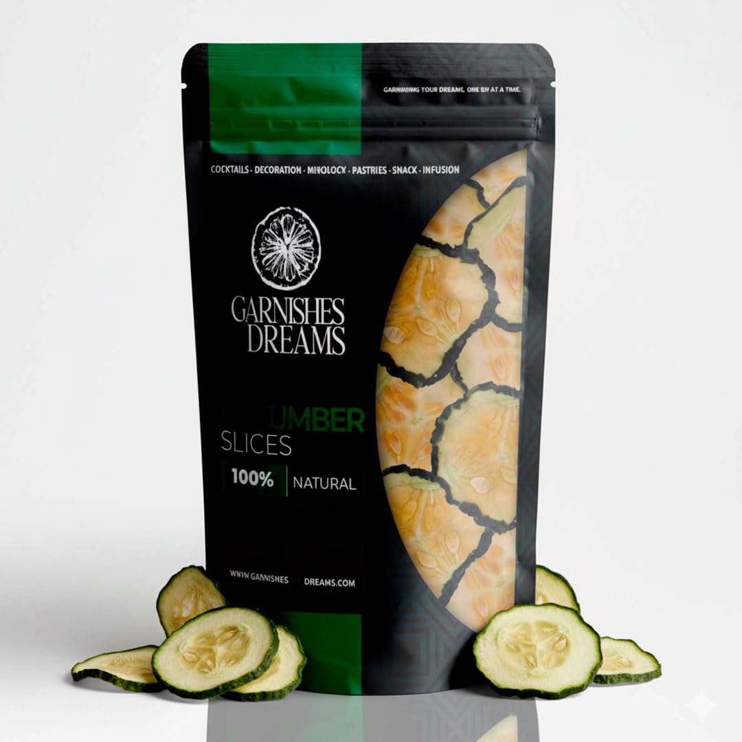 Cucumber Chips - Garnishes and Dreams