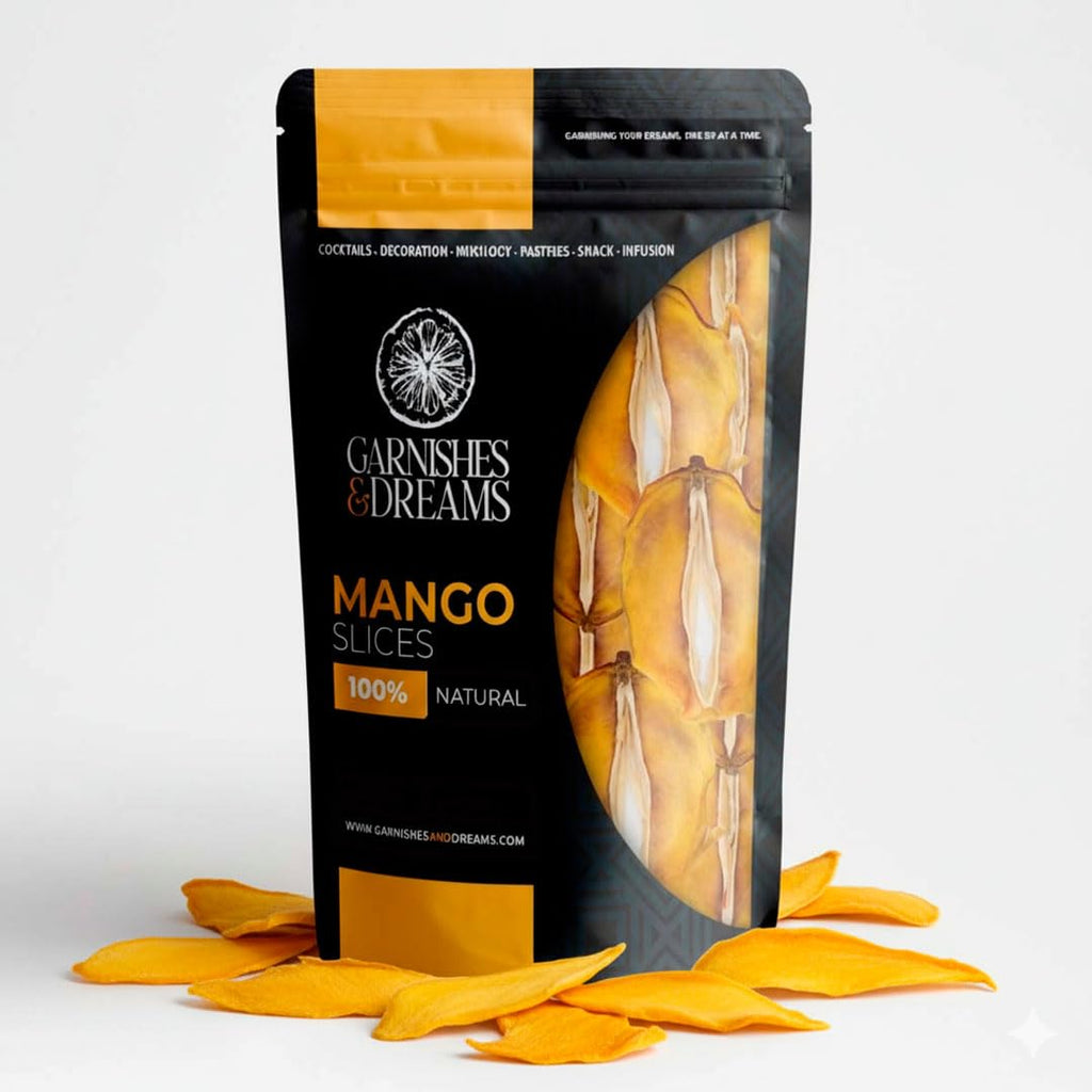 Mango Slices - Garnishes and Dreams