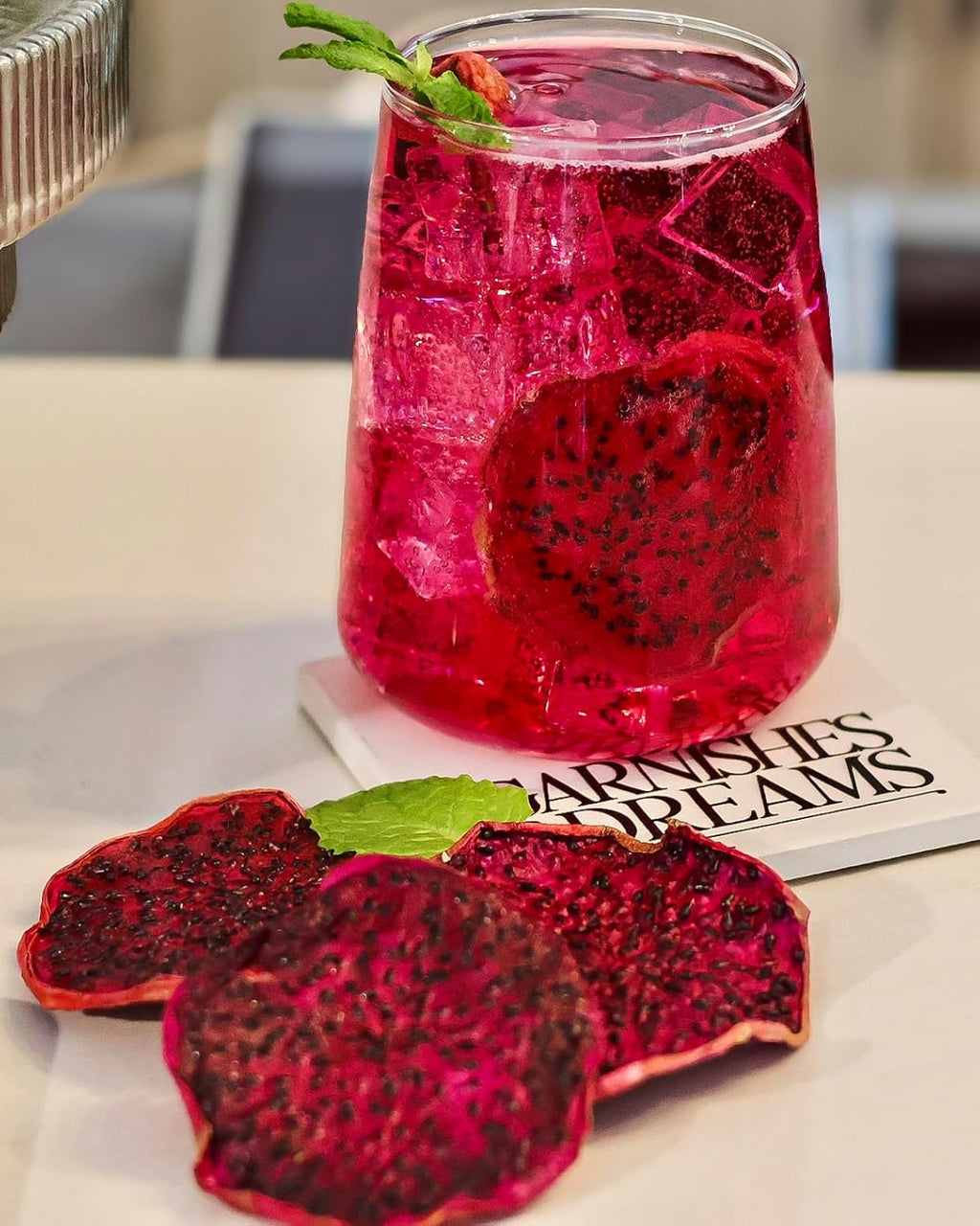 Purple Dragon Fruit - Garnishes and Dreams