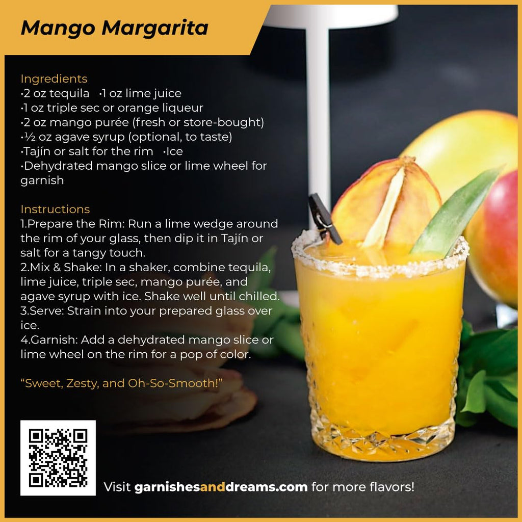 Mango Slices - Garnishes and Dreams