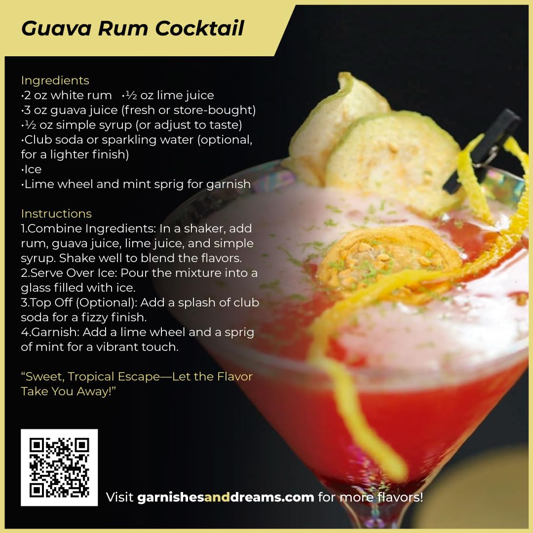Guava Slices - Garnishes and Dreams