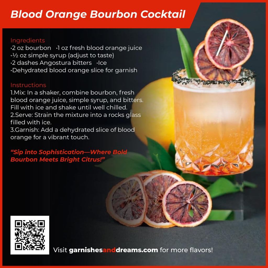 Blood Orange Slices - Garnishes and Dreams