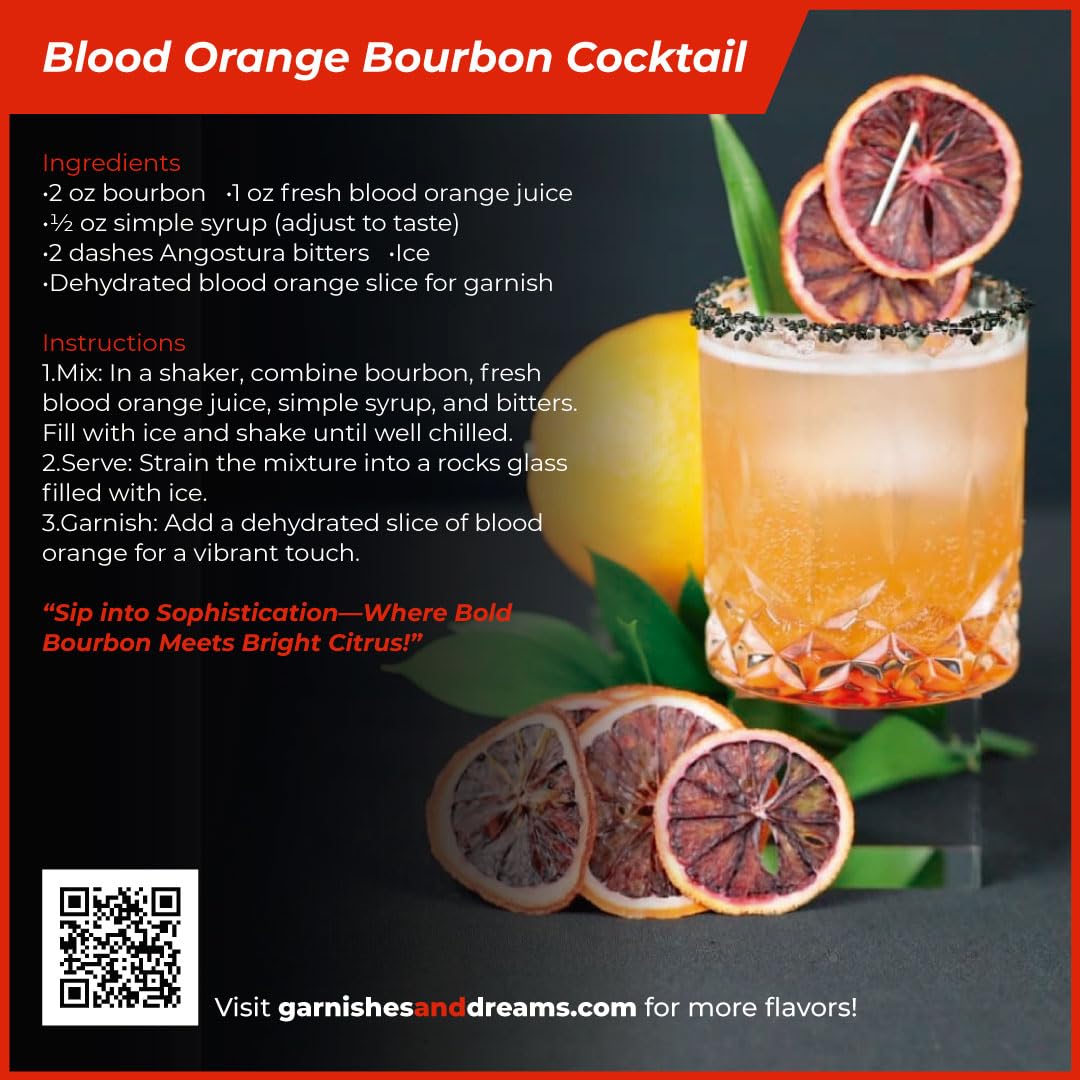 Blood Orange Slices - Garnishes and Dreams
