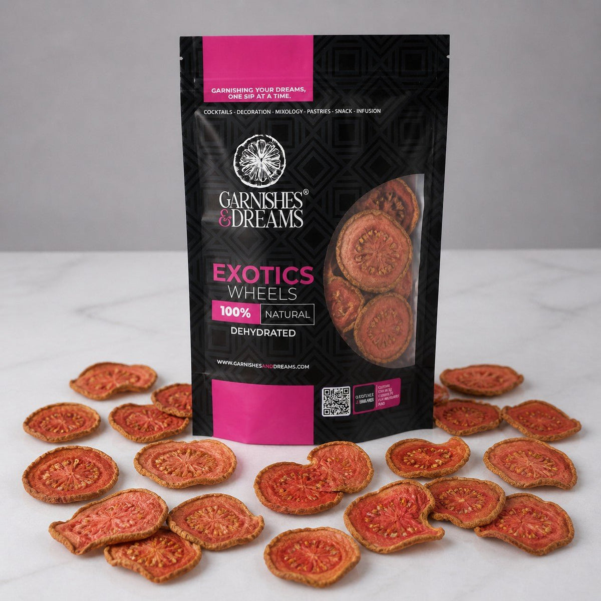 Garnishes & Dreams Dehydrated Guava Slices – Cocktail Garnish - Garnishes and Dreams